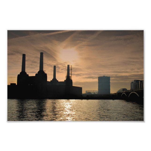 Impression Photo Battersea Power Station River Thames Londres (Devant)