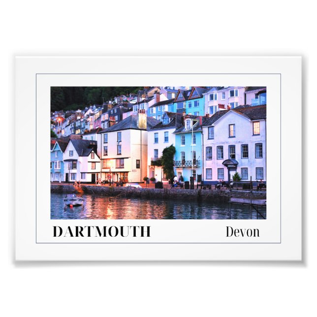 Impression Photo Bayards Cove, Dartmouth, Devon (Devant)