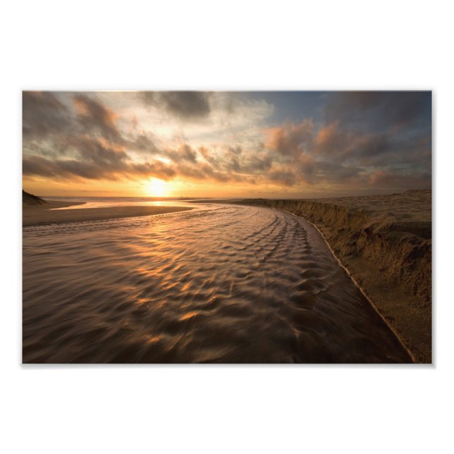 Impression Photo Beach Sunset Imprimer : Montara Beach, Pacifica CA (Devant)