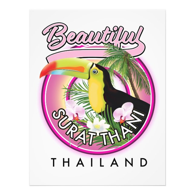 Impression Photo Beau logo Surat Thani thailand (Devant)