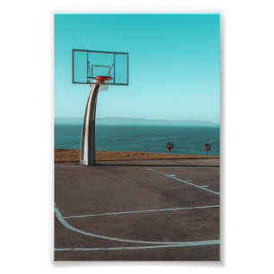 Impression Photo Beau plateau de basket