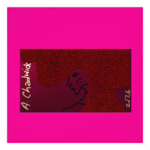 Impression Photo Beauté aux cheveux roses