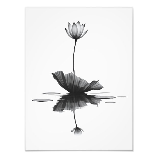 Impression Photo Beauté de Lotus Pur (Devant)