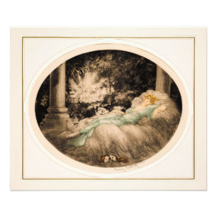 Impression Photo Beauté dormante par Louis Icart
