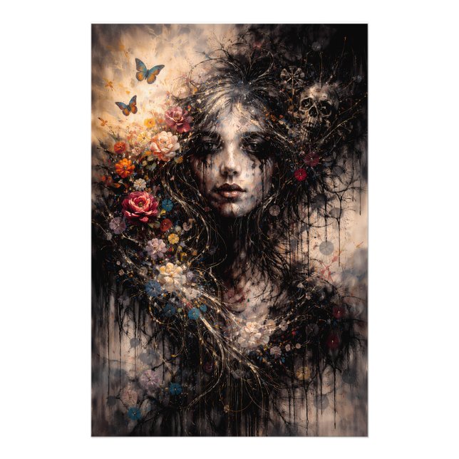 Impression Photo Beauté et Chagrin – Une étude de l'émotion silenci (Devant)