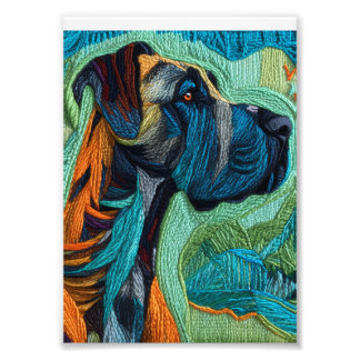 Impression Photo Beautiful detailed unique style Great Dane art 