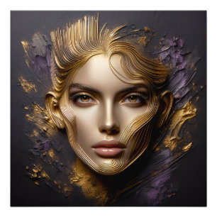 Impression Photo Beautiful Face - Règles AI