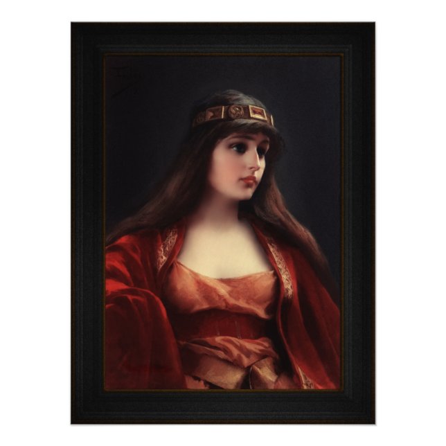 Impression Photo Bedouin Girl par Luis Ricardo Falero (Devant)