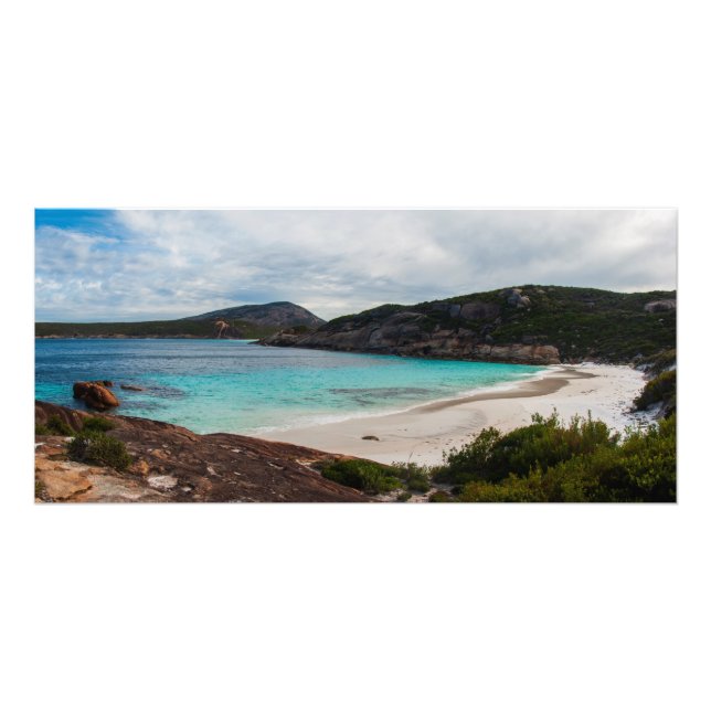 Impression Photo Belle baie isolée de Paradise, Ouest de l'Australi (Devant)