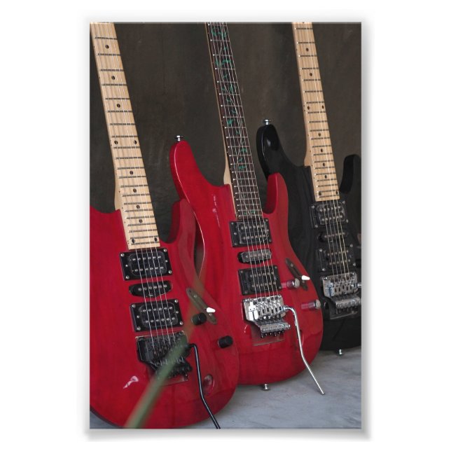 Impression Photo Belle Basse Guitare (Devant)