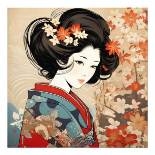 Impression Photo Belle culture japonaise Geisha