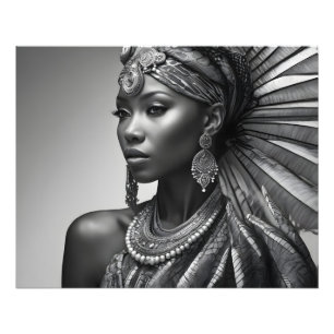 Impression Photo Belle femme africaine