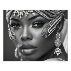 Impression Photo Belle femme africaine