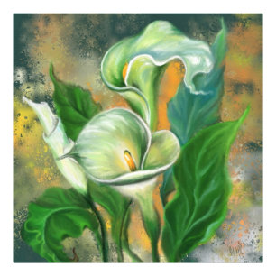 Impression Photo Belle Fleur Calla Lily - Dessin d'Art Migné