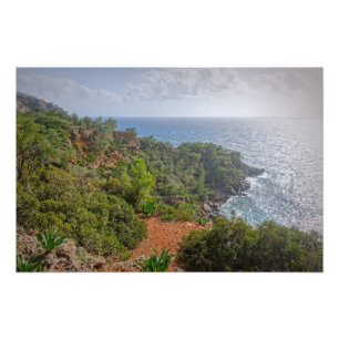 Impression Photo Belle mer sur l'île de Crète, Grèce