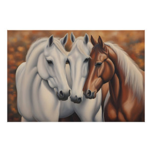 Impression Photo Belle peinture de chevaux