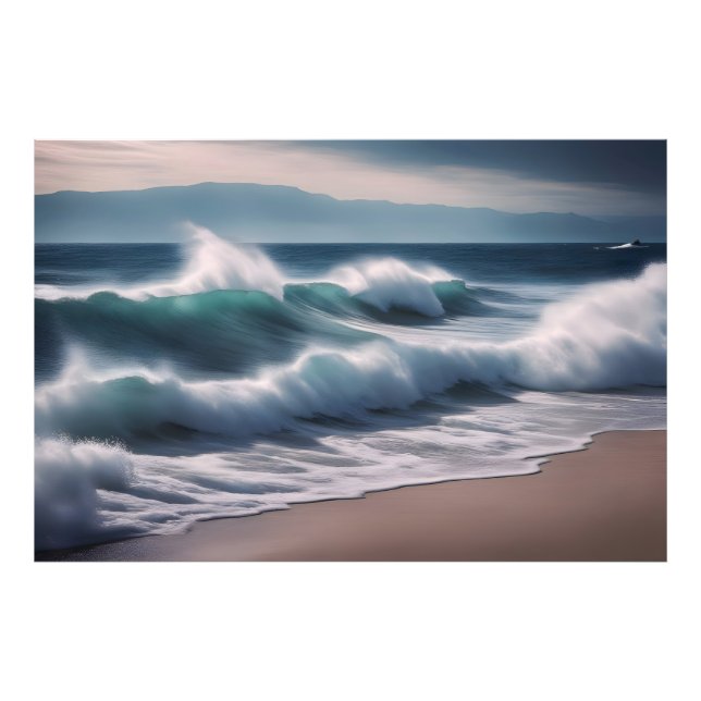Impression Photo Belles vagues (Devant)