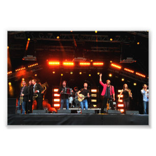 Impression Photo Bellowhead Folk Band En Concert