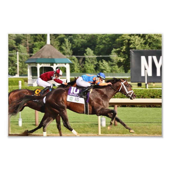 IMPRESSION PHOTO BELMONT STAKES 2024 (Devant)