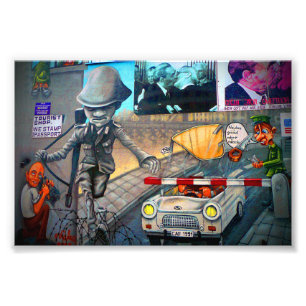 Impression Photo Berlin Wall Graffiti Art Street Art Allemagne