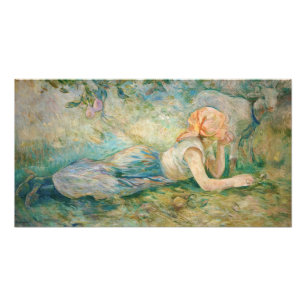 Impression Photo Berthe Morisot - Bergère Couchée