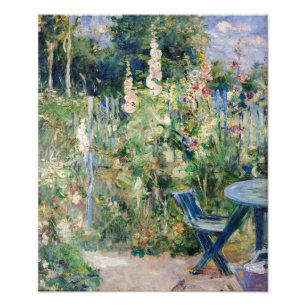 Impression Photo Berthe Morisot - Roses Trémières / Althées