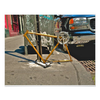 Impression Photo Bicyclette SOHO NYC