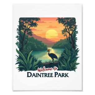 Impression Photo Bienvenue au Daintree National Australian Park