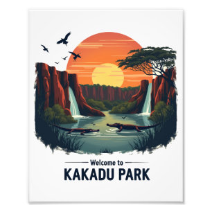 Impression Photo Bienvenue au parc national australien de Kakadu