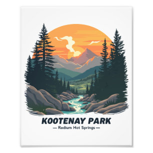 Impression Photo Bienvenue au parc national canadien Kootenay