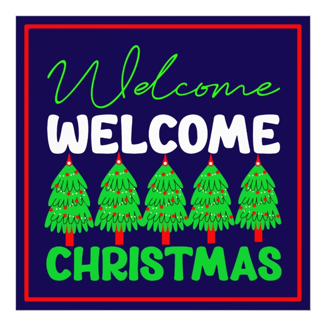 Impression Photo Bienvenue Noël-85600 (Devant)