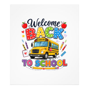 Impression Photo Bienvenue sur les T-shirts de chauffeur de bus sco