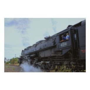 Impression Photo Big Boy 4014 Fumée et vapeur au Kansas