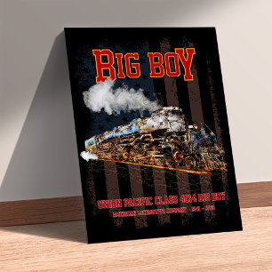 Impression Photo Big Boy Train à vapeur Vintage Locomotive américai