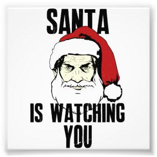 Impression Photo Big Brother Santa Claus Vous Regarde