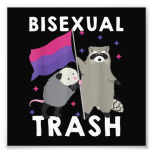 Impression Photo Bisexual Trash Gay pride Rainbow LGBT Raccoon