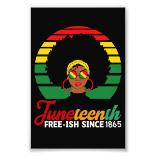 Impression Photo Black Freedom Free Ish depuis 1865 Junetdix