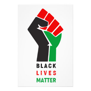 Impression Photo Black Lives Matt poing levé symbole Amer africain