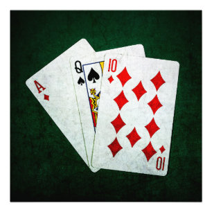 Impression Photo Blackjack 21 point - As, Queen, Ten