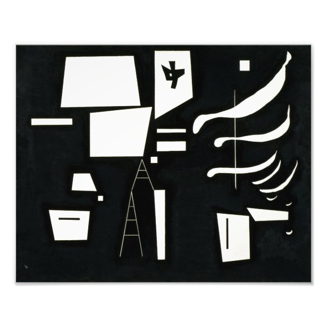 Impression Photo Blanc – Doux et dur | Kandinsky | (Devant)