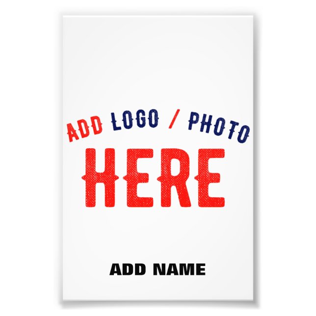 IMPRESSION PHOTO BLANC PERSONNALISABLE MODERNE ET MARQUE VERIFIEE D (Devant)