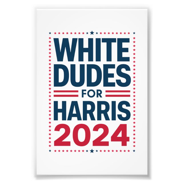 Impression Photo Blancs Pour Harris-2024 (Devant)