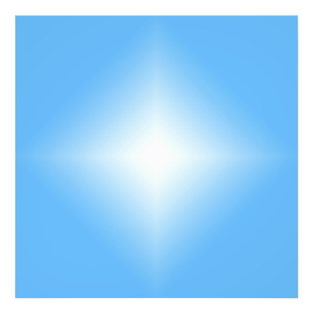 Impression Photo Bleu clair brillant (Devant)