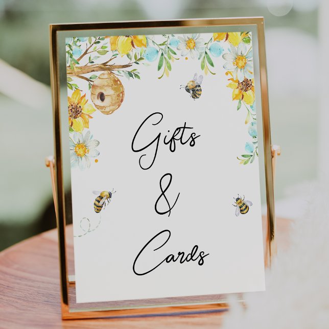 Impression Photo Bleu Jaune Fleur Maman À Être Baby shower Signal (Boys Mommy-To-Bee Bee Themed Baby Shower Sign Floral Bumble Bee baby Shower Tabletop Sign, Bumble )