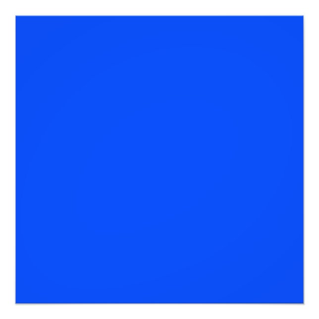 Impression Photo Bleu (RYB) (couleur solide) (Devant)