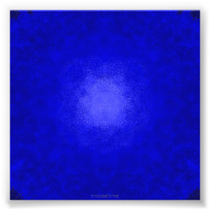 Impression Photo Bleu sur les points bleus