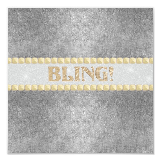 Impression Photo Bling branché ! Design (Devant)