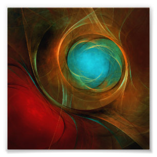 Impression Photo Blue Eye Moderne Abstrait Art Cool Motif #16