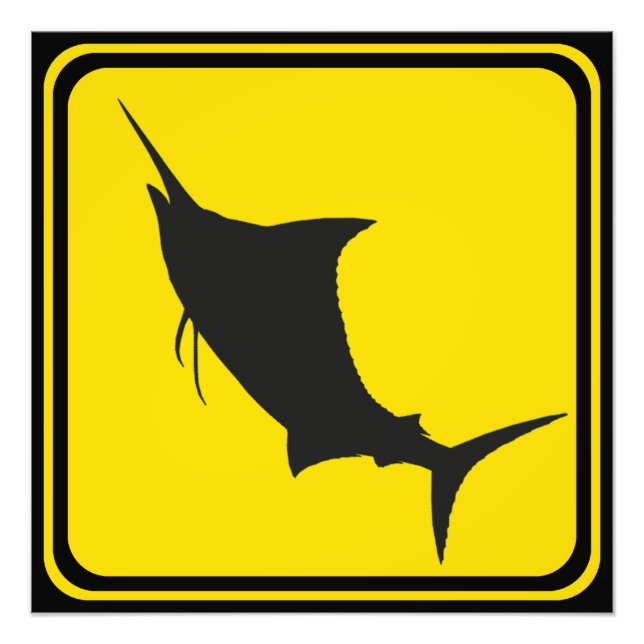 Impression Photo Blue Marlin Crossing ! (Devant)