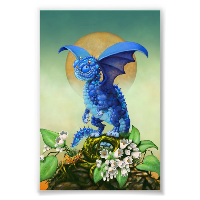 Impression Photo Blueberry Dragon 4x6 Imprimer (Devant)